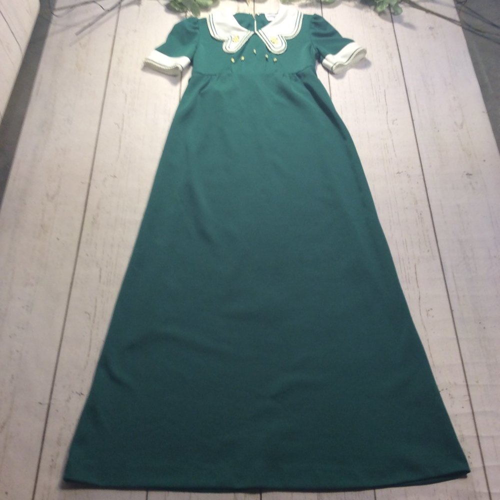 Vintage 1960’s Pomeroys Pommy Jr. Maxi Dress - Picture 5 of 9